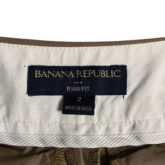 Banana Republic Women's Tan Ryan Fit Belted Dress Pant - Picture 5 of 9